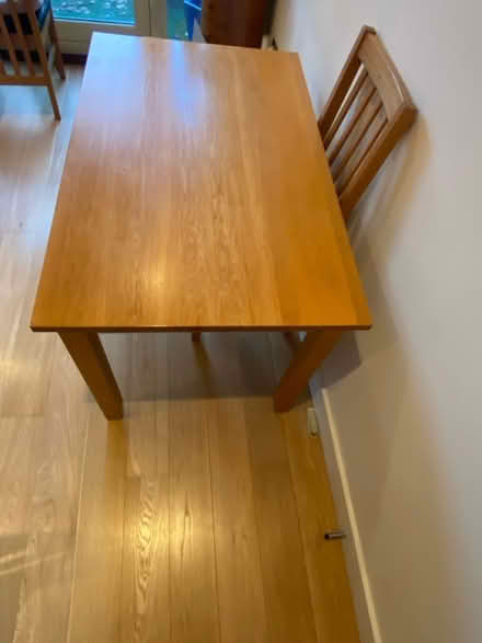 Photo of free Solid oak dining table (Kimmage) #2