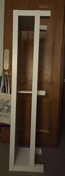 Photo of free White TV stand with shelf (West Kensington W14) #1