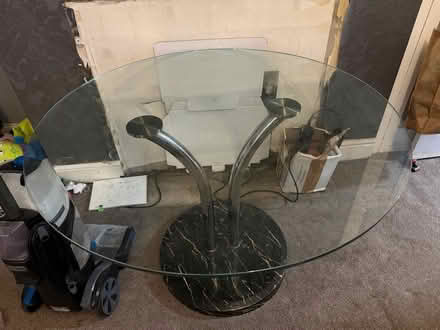 Photo of free Glass dining table (Bedlington NE22) #1