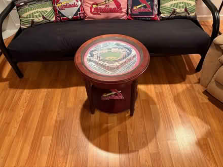 Photo of free Cardinal pillows and round table (Watson and Sappington) #2