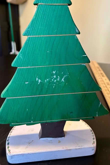 Photo of free Wooden Painted Christmas Tree (Owings Mills,MD) #3