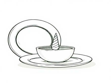 Photo of free Large white plates, baby bowl & unicorn plate (Heartlands Project TR15) #1