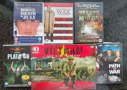 Photo of free 12 Vietnam & 1Korean War Dvds (Pendeen TR19) #1