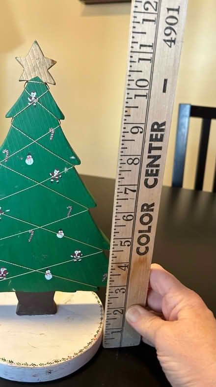Photo of free Wooden Painted Christmas Tree (Owings Mills,MD) #2