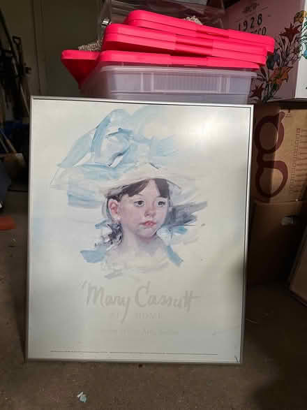 Photo of free framed Mary Cassat print (Arlington Center) #1
