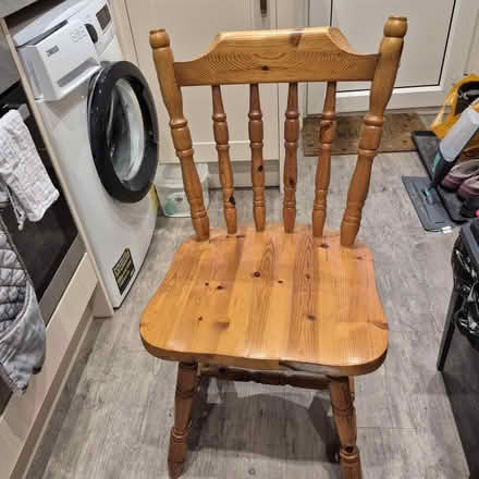 Photo of free Pine dining/kitchen chair (Leigh Park PO9) #1