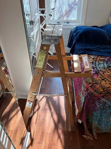 Photo of free Small wooden ladder (Fishtown) #1