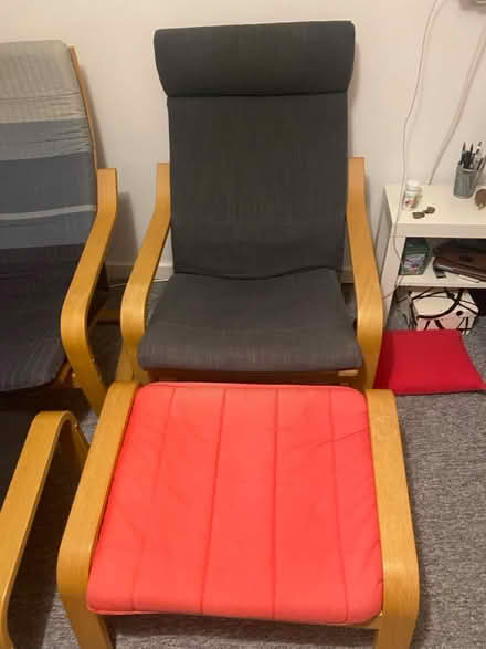 Photo of free Dark Grey Ikea Arm Chair (CR0) #1