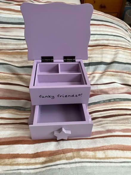 Photo of free Funky Friends jewellery box (St. Michaels Mead, B/Stortford) #2