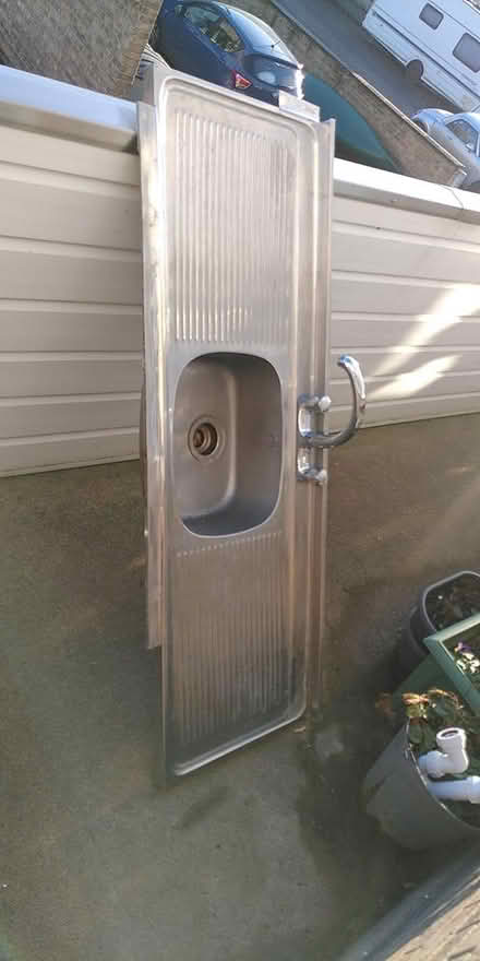 Photo of free Stainless steel sink/draining board (Cambridge CB5) #1