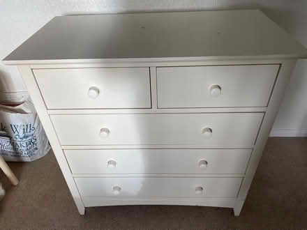 Photo of free White cupboard/drawers (ST14) #2