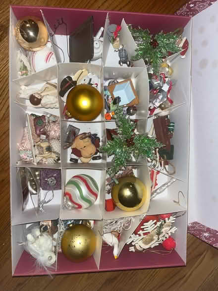 Photo of free Christmas ornaments plus organizer (Royal Oak, MI) #1