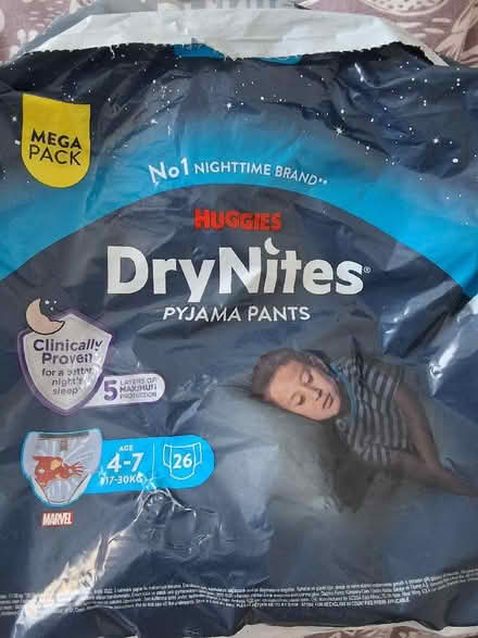 Photo of free Huggies Drynites pyjamas pants (Loscoe Grange DE75) #1