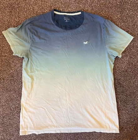 Photo of free Blue-Green fade Hollister T-shirt mens small-medium mens (Greaves LA1) #1