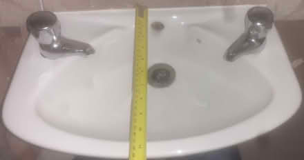 Photo of free Compact Wall mounted bathroom sink 420mm wide x 290mm deep (Fiveways BN1) #2