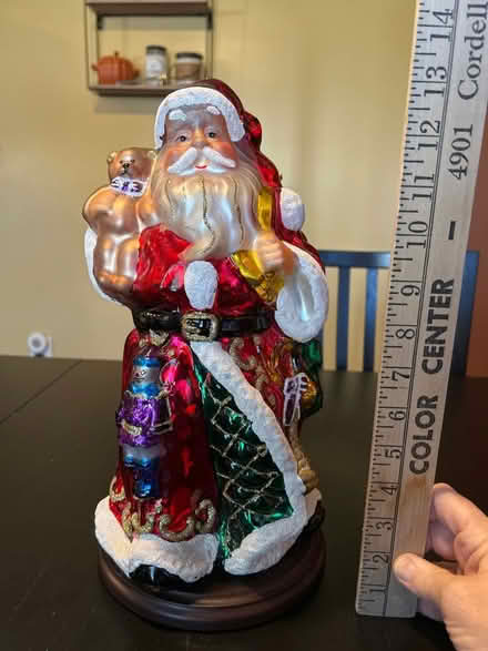 Photo of free Glass Santa Claus (Owings Mills,MD) #1