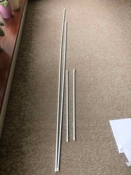 Photo of free Various net curtain voile rods (ME4) #1