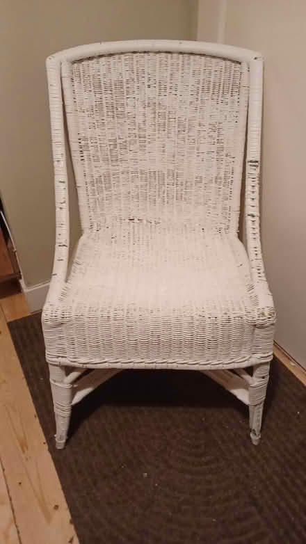 Photo of free Low wicker chair (Stockbridge, Edinburgh EH3) #1
