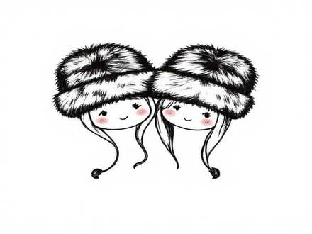 Photo of free 2 black faux fur hats (Moor Allerton LS17) #1