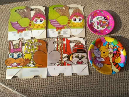 Photo of free Children's novelty boxes and plates in good condition (Bernards Heath AL3) #1