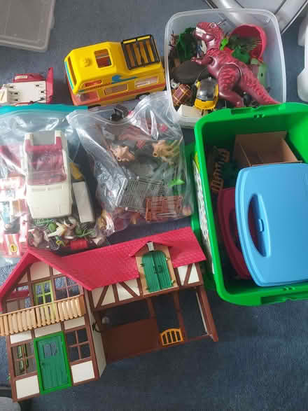 Photo of free Large lot of Playmobil - cars, dinosaurs, farm (Kidsgrove ST7) #1