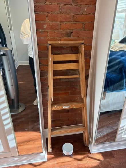 Photo of free Small wooden ladder (Fishtown) #2