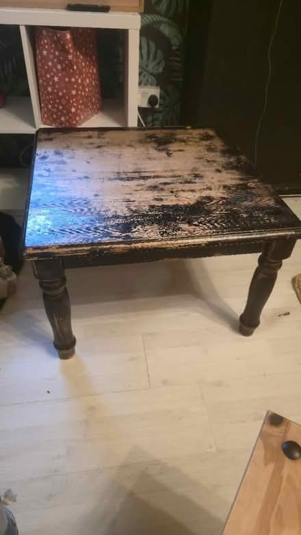 Photo of free Wooden coffee table (Queens Park) #1