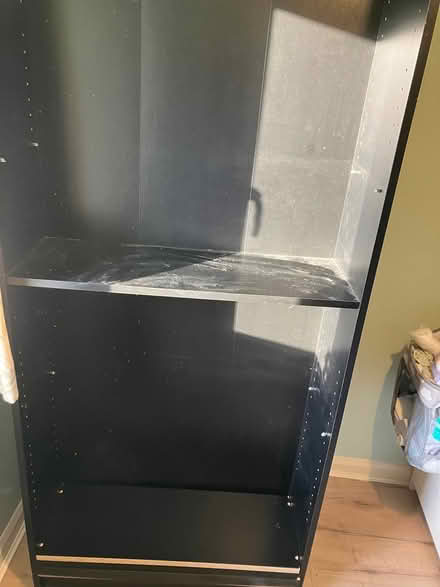 Photo of free Tall black bookcase (Bishops stortford CM23) #2