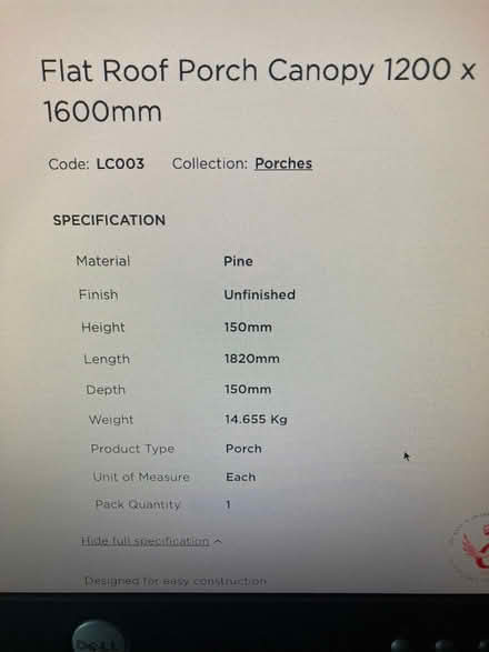 Photo of free Porch canopy (Clifton YO30) #4