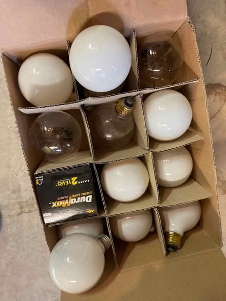 Photo of free Assorted light bulbs (East Cobb) #3