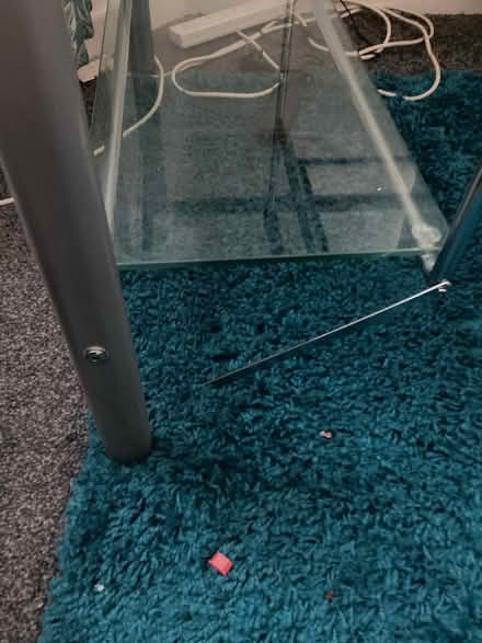 Photo of free Glass desk (Adamsdown CF24) #3