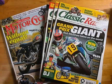 Photo of free Copies of Classic Racer and Classic Motorcycle Magazines (Box GL6) #1
