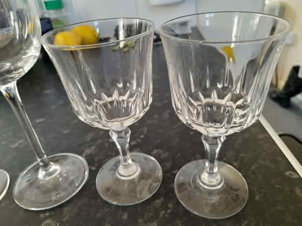 Photo of free Wine glasses and (champagne?) (Stisted CM77) #2