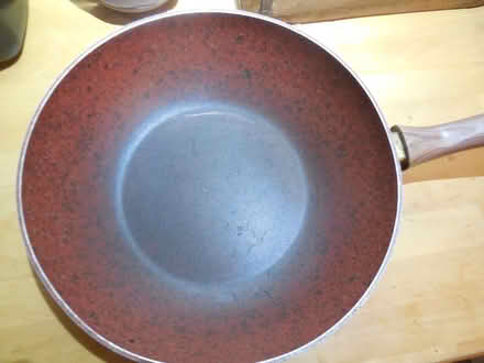 Photo of free 28cm Copper Stone flat-bottom Wok-type pan. (Stroud GL5) #2