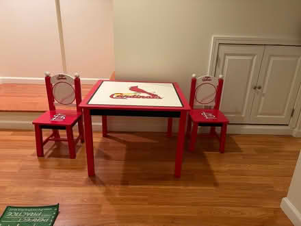Photo of free Cardinals Kids Table (Watson and Sappington) #1