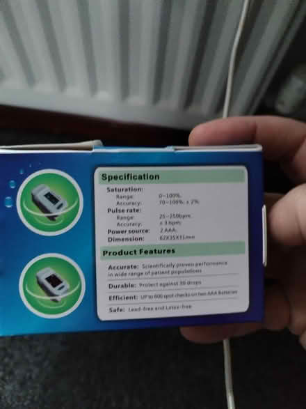 Photo of free Pulse Oximeter (Rawtenstall BB4) #4