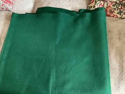 Photo of free Green Felt remnant (Larkspur) #1