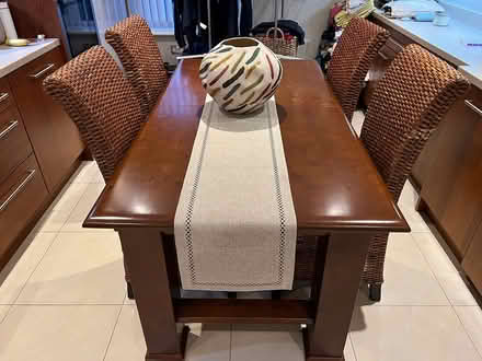 Photo of free dinning table and 6 chairs (Pond park Lisburn BT28) #1