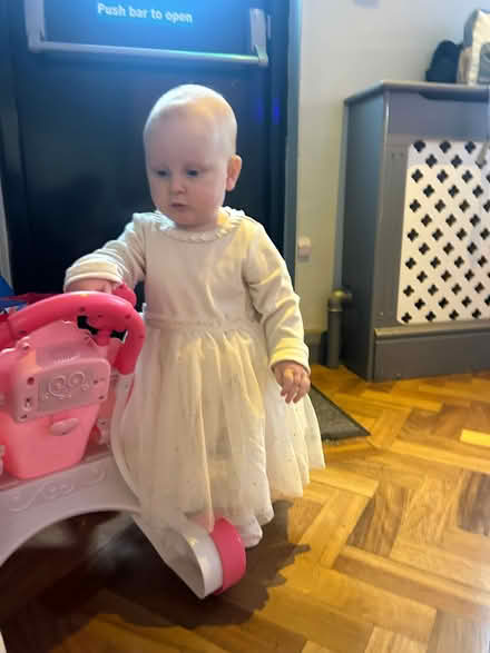 Photo of free Cream upholstered sofa (Boothstown M28) #4