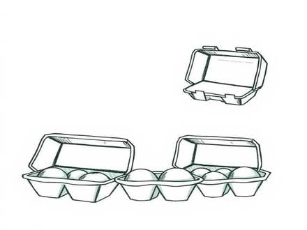 Photo of free Empty Egg boxes (GU14) #1