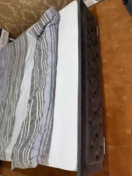 Photo of free King bed frame and mattress (BD8) #2