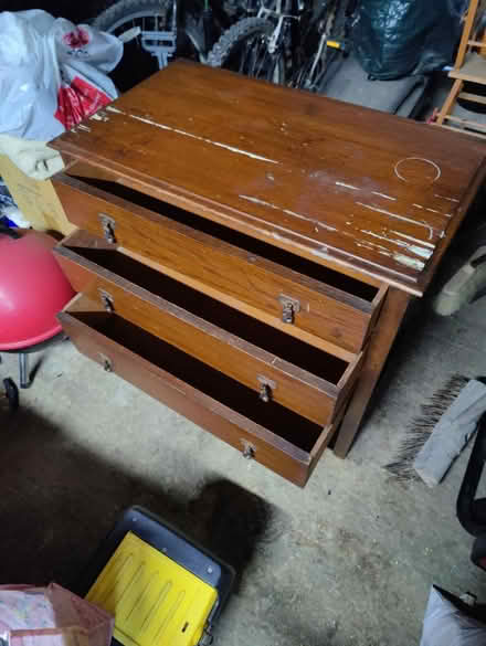 Photo of free Wooden chest of drawers (Crowborough TN6) #2