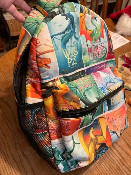 Photo of free Wings of Fire backpack and backdrop (El Camino and Lawrence) #1