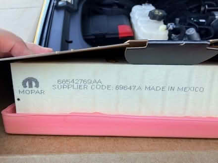 Photo of free Engine Air Filter 5k miles of use (Courts of Four Seasons) #3