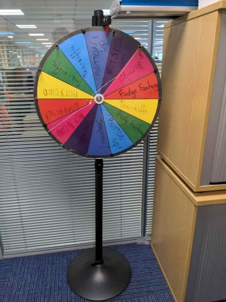 Photo of free A prize spinning wheel (University of Sussex BN1) #1