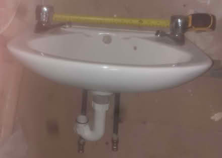 Photo of free Compact Wall mounted bathroom sink 420mm wide x 290mm deep (Fiveways BN1) #1