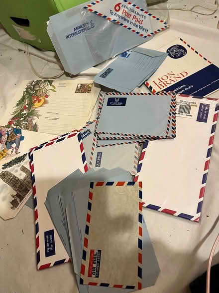 Photo of free Airmail envelopes and paper (Nr Bridport DT6) #1