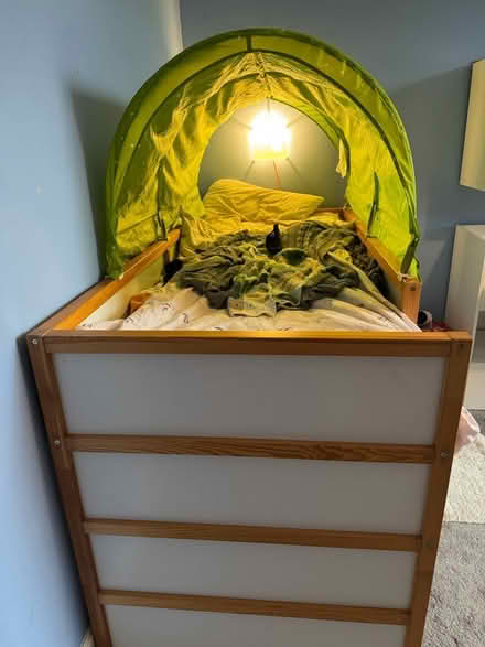 Photo of free IKEA Kura reversible bed (green) (Kings Park, FK8 2HY) #3