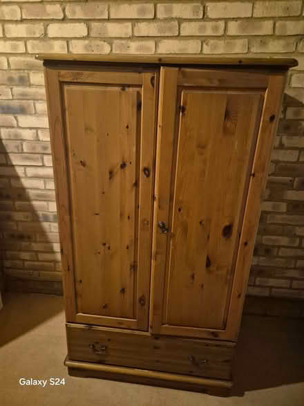 Photo of free Two wardrobes; one brown the other white...both would be pea (Central Milton Keynes MK9) #2