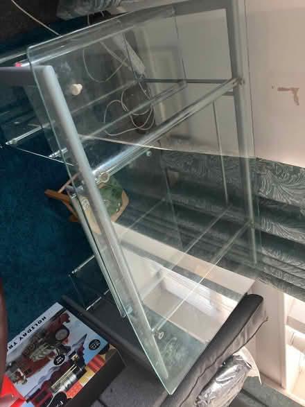 Photo of free Glass desk (Adamsdown CF24) #2